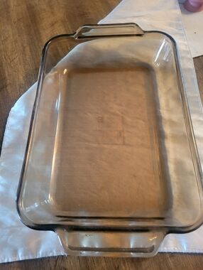 ANCHOR HOCKING Clear Glass Rectangular Baking Dish with Handles